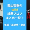 西山智樹のwiki経歴プロフまとめ一覧！年齢・出身地・身長