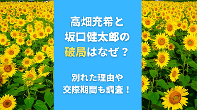 高畑充希と坂口健太郎の破局はなぜ？別れた理由や交際期間も調査！